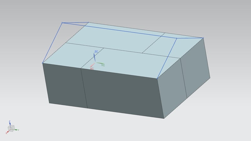 CAD model of the SmartHome is connected to the SysML model for parametric analysis